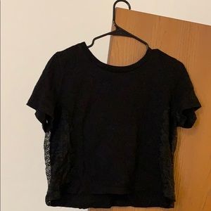 Forever 21 Lacey Crop Top